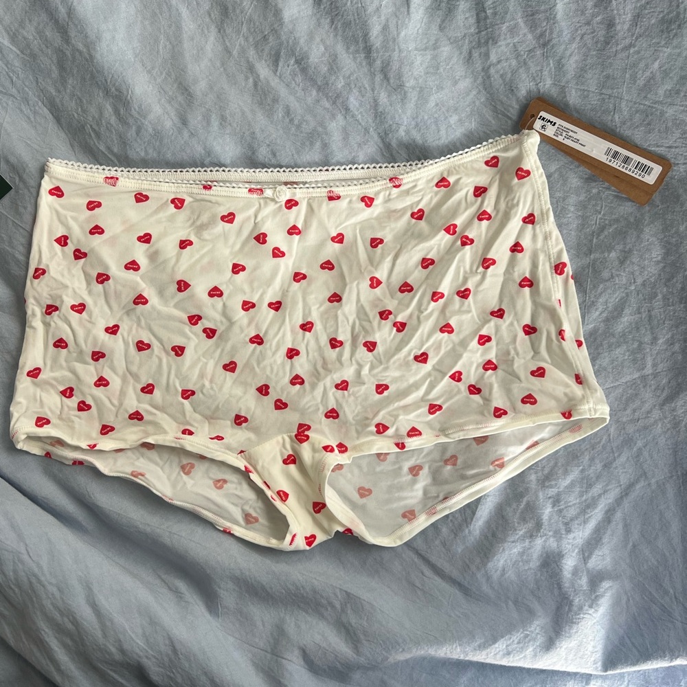 NWT - SKIMS Valentines Day Heart Boyshorts